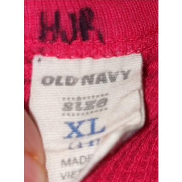 5/$25 Old Navy Girls Pink Thermal Top Size XL - Picture 2 of 2